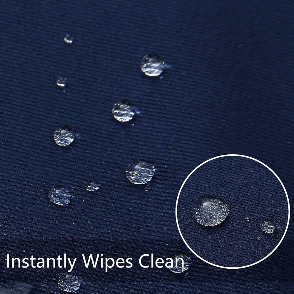 Luxury Navy Blue Table Cover - Water Resistant, 60 x 84 Inch for All Occasions - Picture 2 of 8